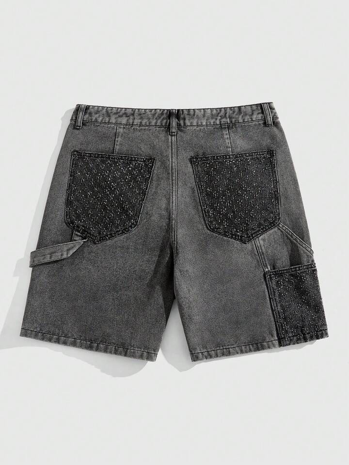 Cool Black Denim Shorts