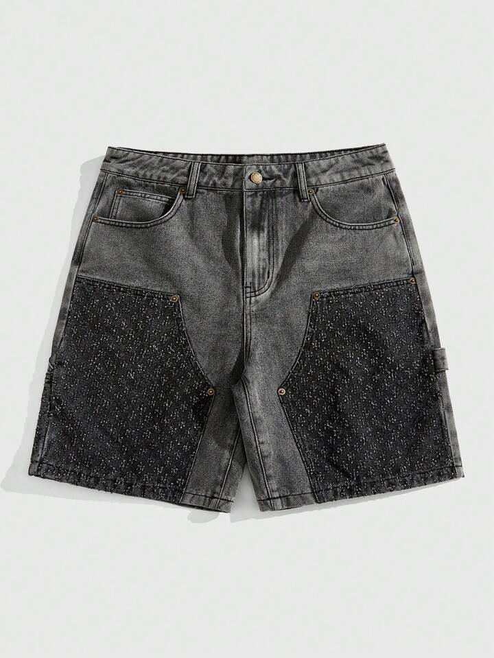 Cool Black Denim Shorts